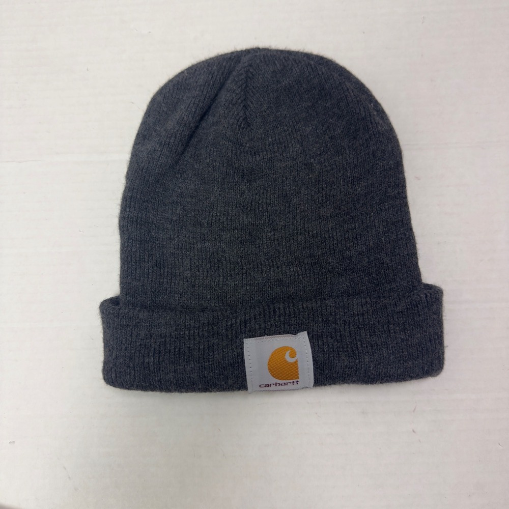 Carhartt‎ Acrylic Watch Hat Beanie Unisex OSFM Charcoal Gray Ribbed Knit